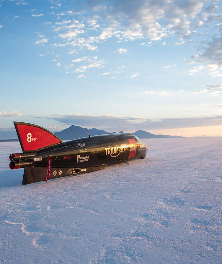 Triumph land speed record image