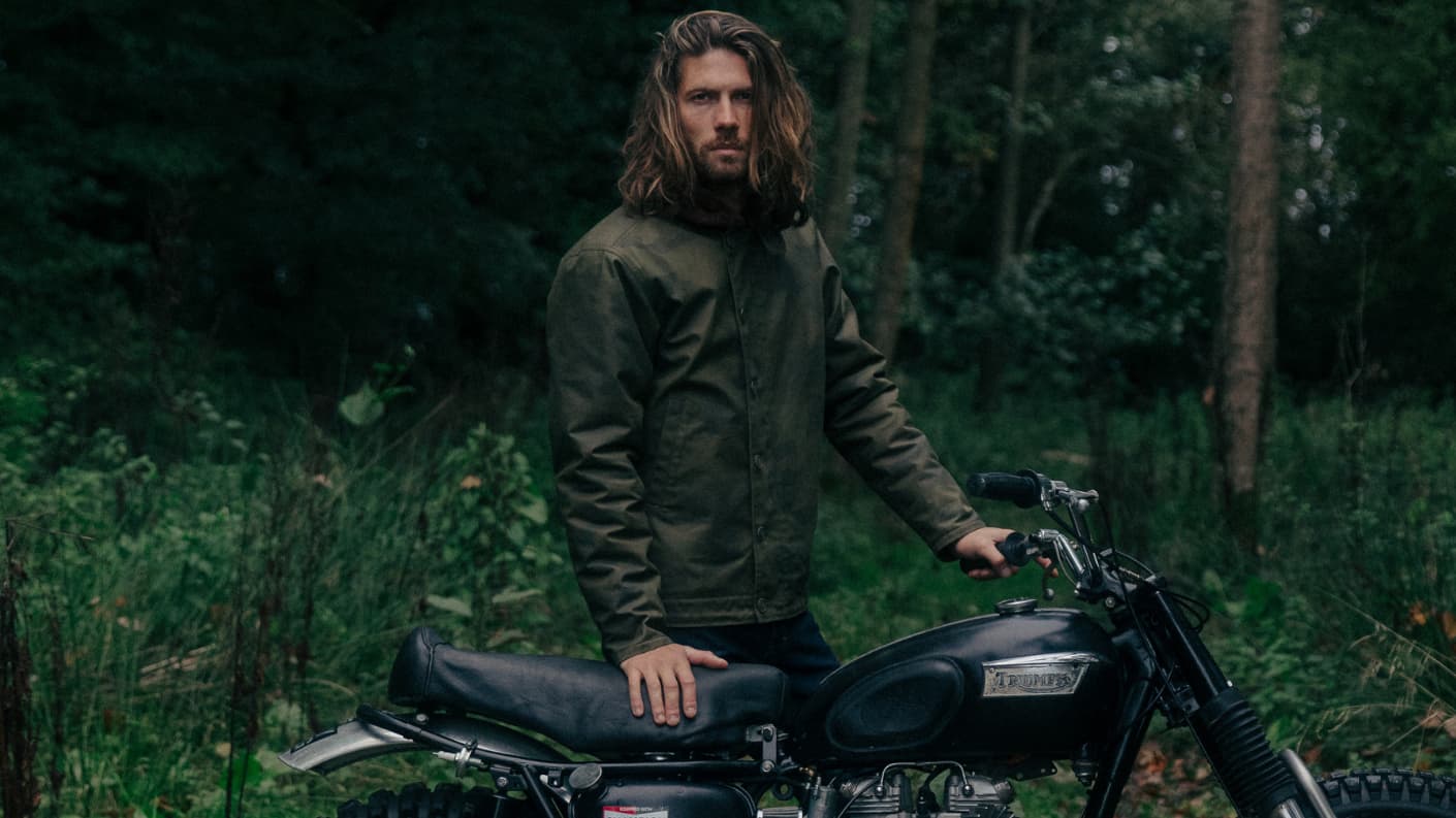 Triumph Heritage - AW24 - Marstone Wax Jacket in Camo