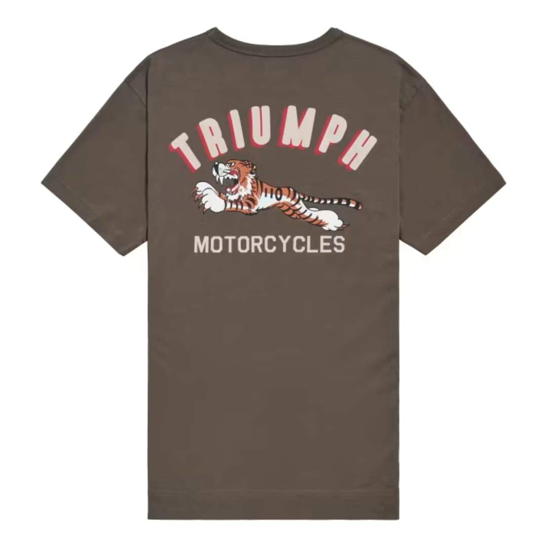 Triumph Heritage Autumn Winter 24 - Super Sport Graphic Tee Mushroom