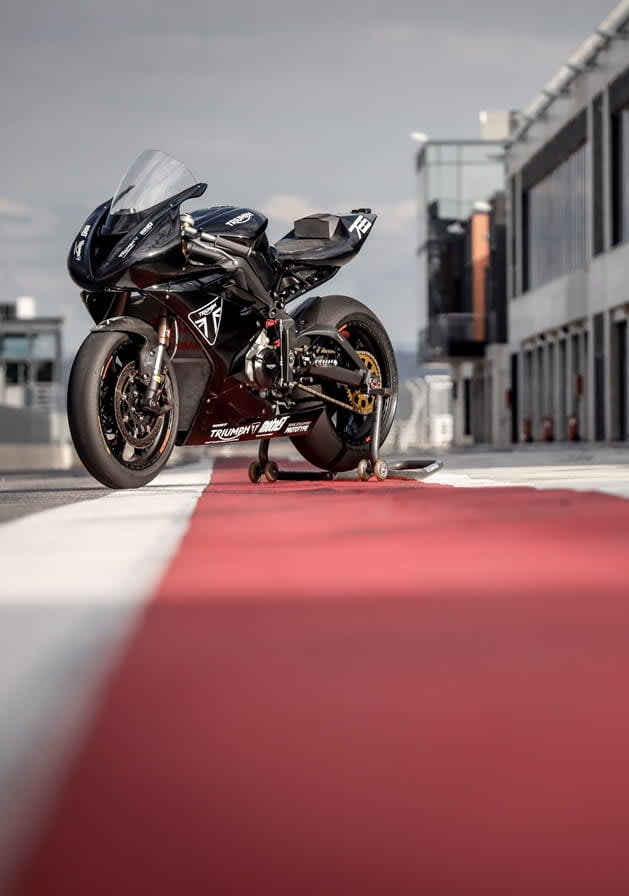 Bike on red carpet