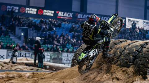 Triumph Factory Racing Enduro Team’s Jonny Walker at Superenduro Round Two