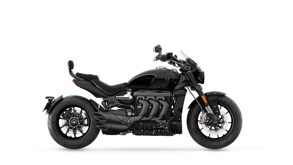 Triumph Rocket 3 Storm GT in Granite and Sapphire Black