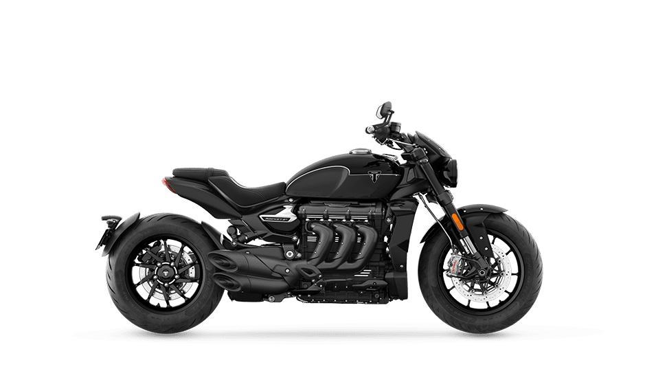 Triumph Rocket 3 Storm R in Granite and Sapphire Black