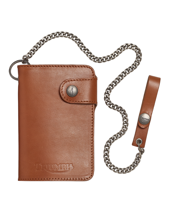 Leather Heritage Wallet With Chain