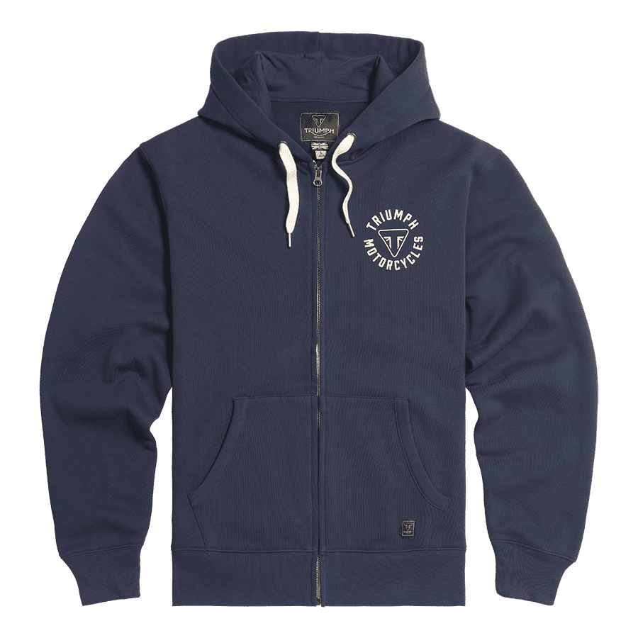 Triumph Casual Clothing Collection Diby Zip Hoodie in Navy