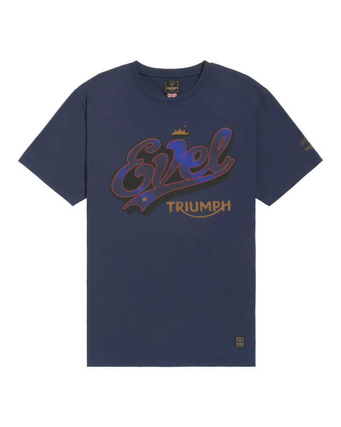 Triumph x Evel Knievel Logo Tee