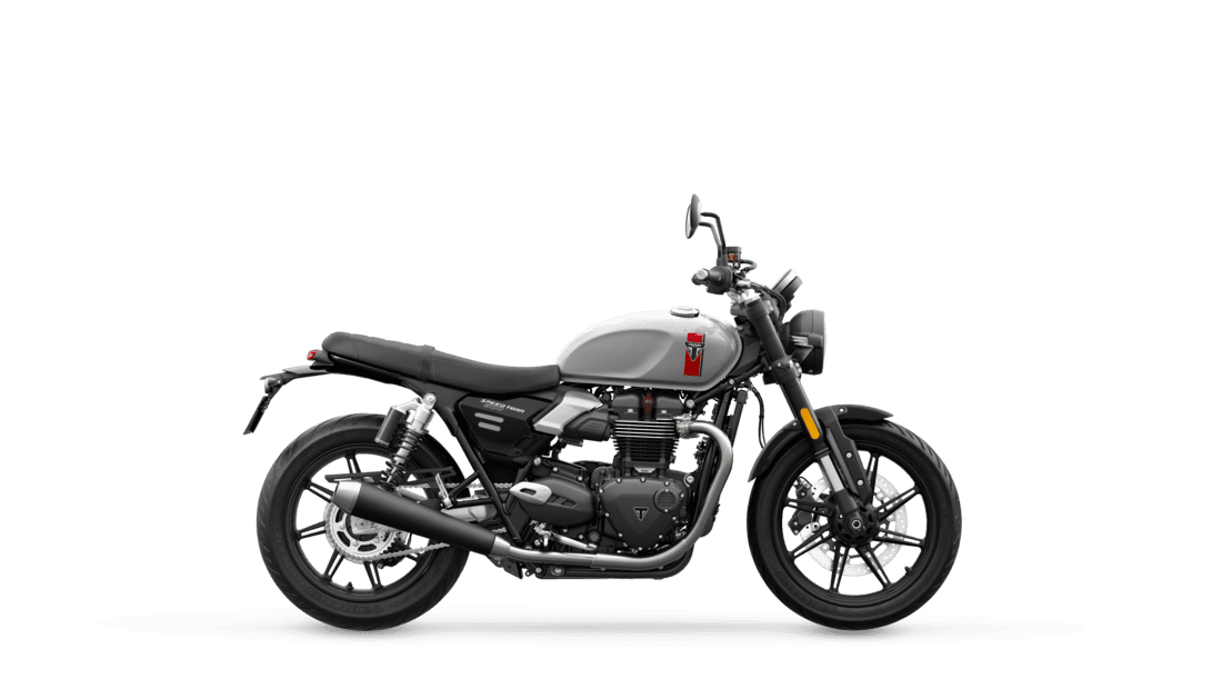 Triumph Speed Twin 900 in Aluminium Silver right hand side