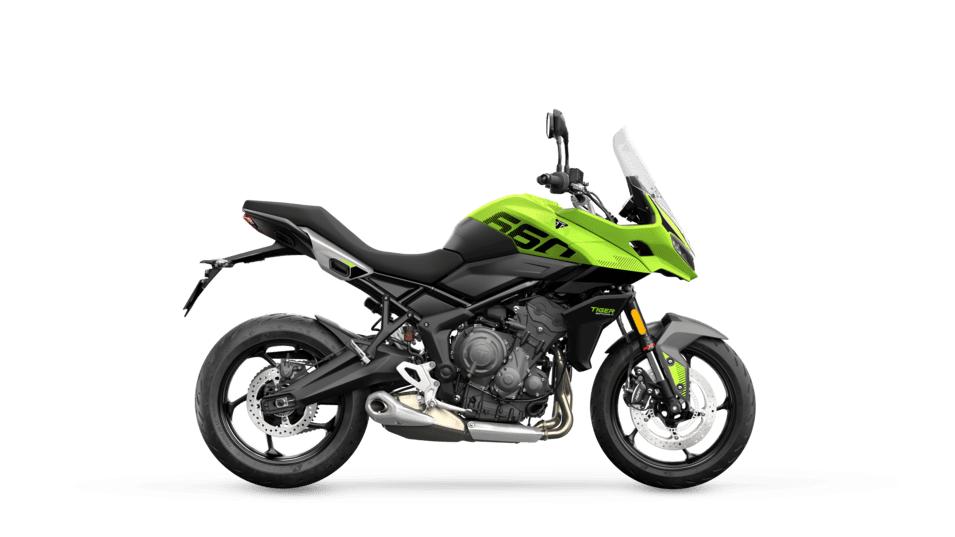 Triumph Tiger Sport 660 in Roulette Green right hand side