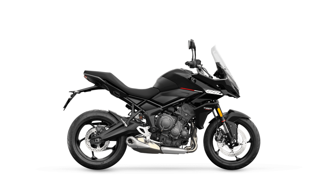 Triumph Tiger Sport 660 in Sapphire Black right hand side